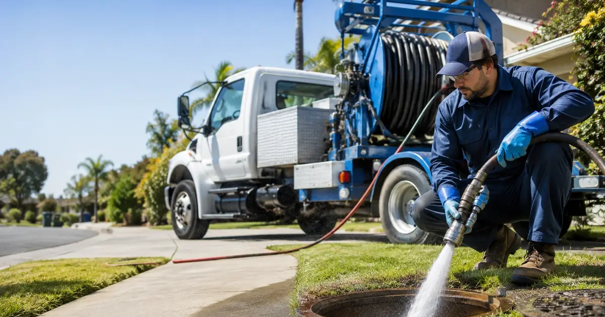 Hydro jet sewer cleaning Big Sur