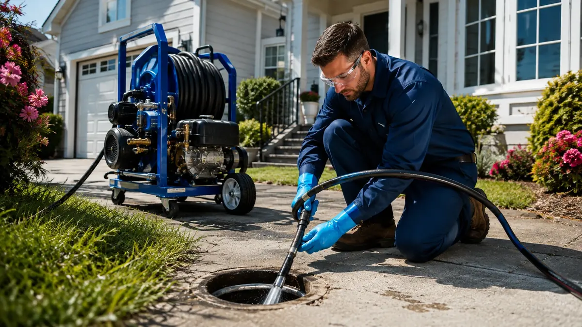 Residential Hydro Jet Drain Cleaning in Big Sur